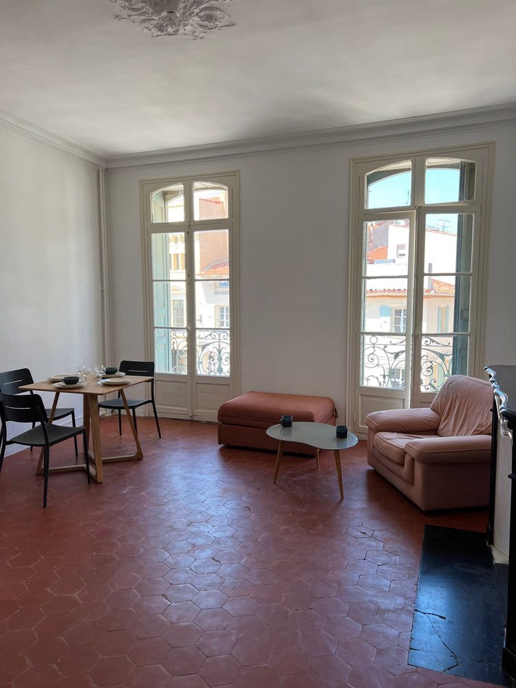 Vue T2 séjour et fenêtres