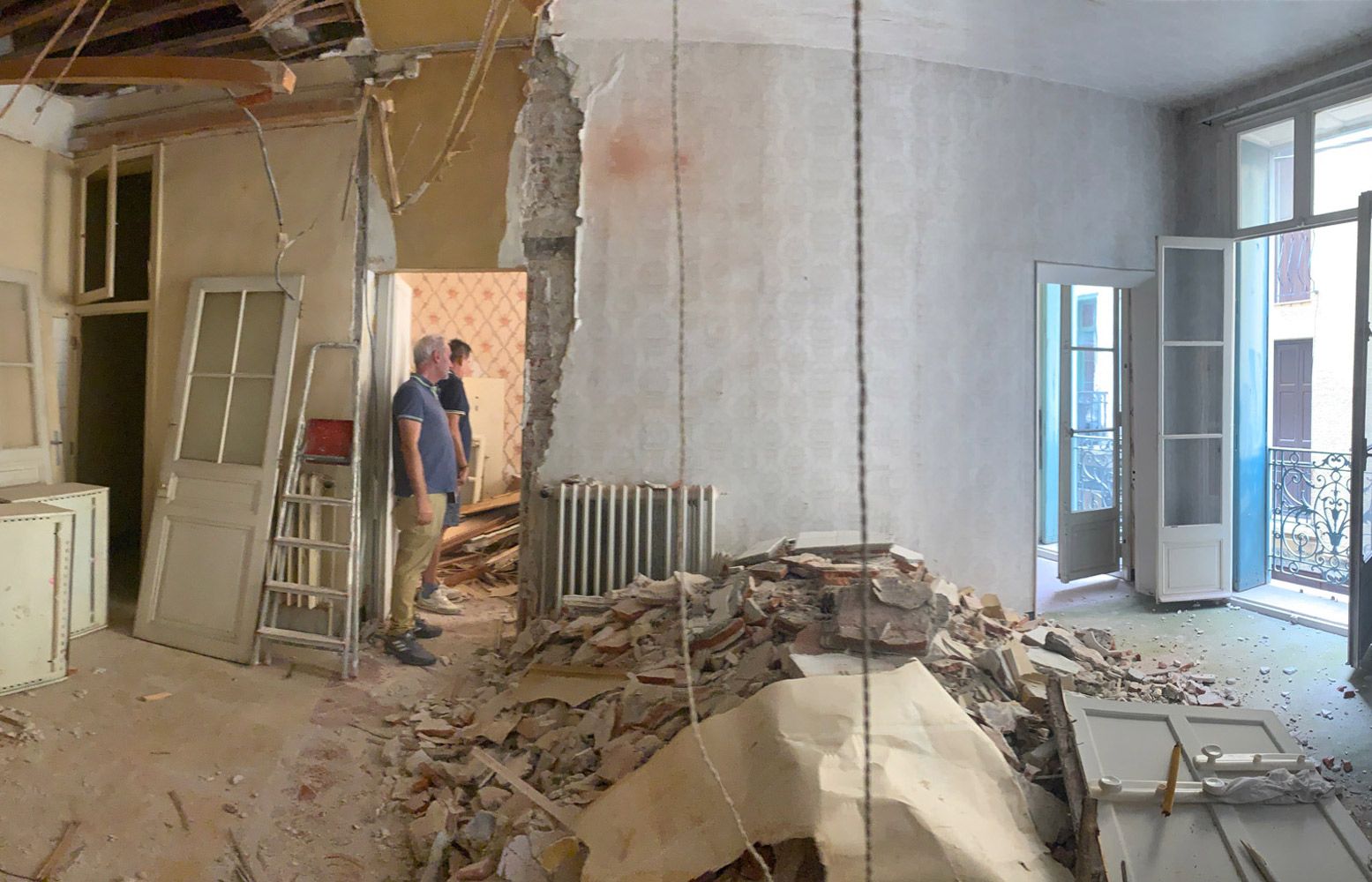 ouverture du mur | travaux de rénovation